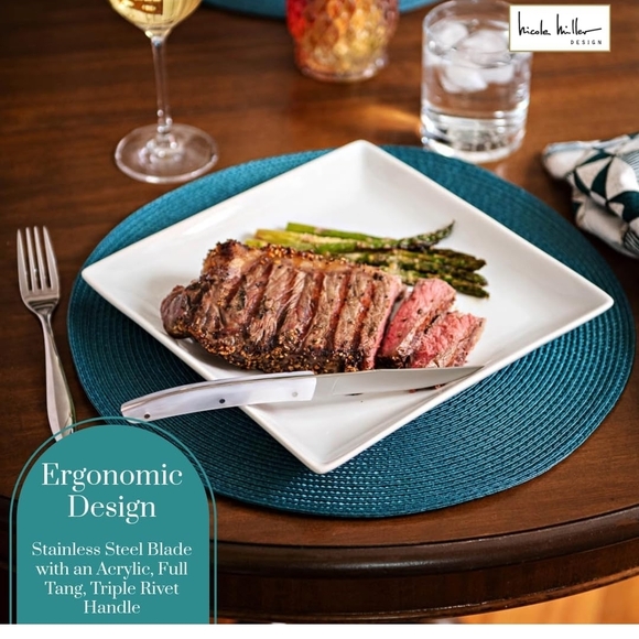 Nicole Miller 8-Piece Knife Set with Box - Picture 5 of 10